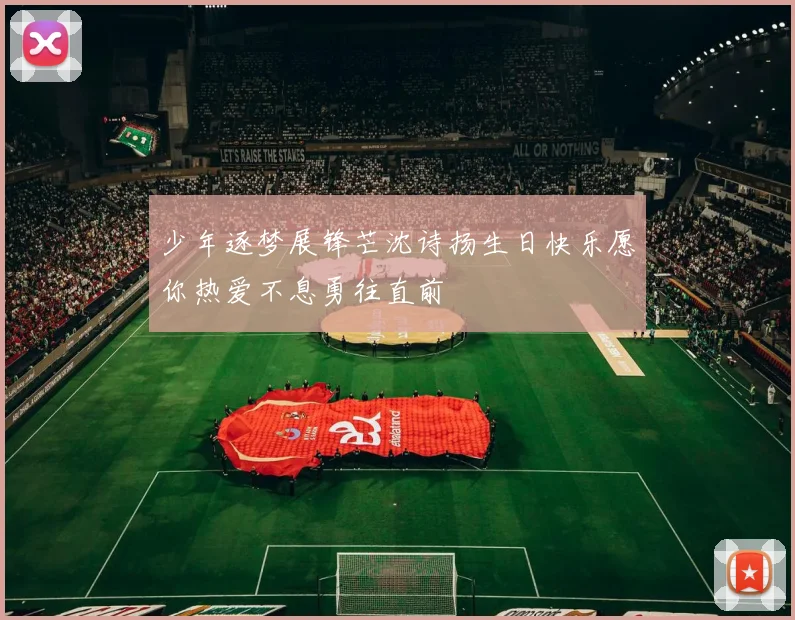 少年逐梦展锋芒沈诗扬生日快乐愿你热爱不息勇往直前