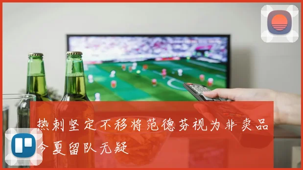 热刺坚定不移将范德芬视为非卖品今夏留队无疑